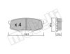 METELLI 22-0822-0 Brake Pad Set, disc brake